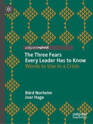 cover image of The Three Fears Every Leader Has to Know